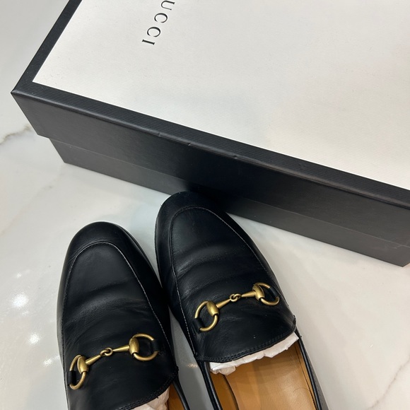 Gucci Jordaan Black Loafer size 37.5 - Picture 7 of 10
